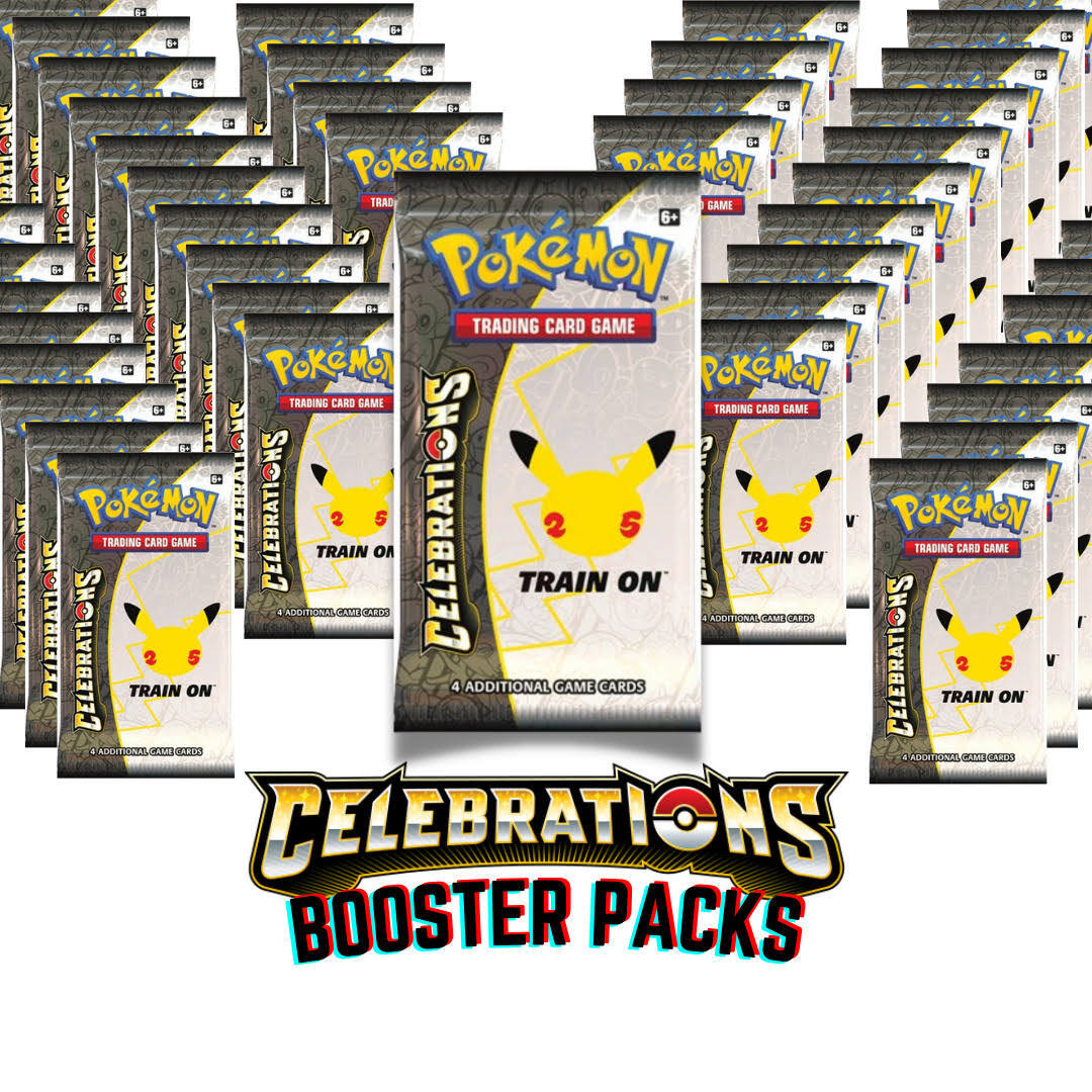 Pokemon SWSH Celebrations BRAND NEW TCG 36 loose booster packs Pokemon SWSH Celebrations BRAND NEW TCG 36 loose booster packs
