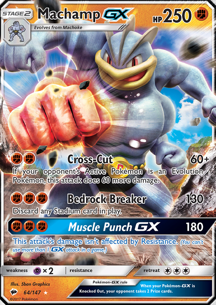 Machamp Gx Pokemon Card