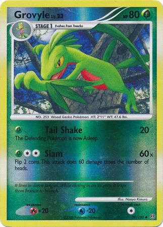 Grovyle 39 100 Dp Stormfront Reverse Holo Uncommon Pokemon Card Near Mint Tcg