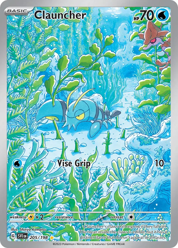 Clauncher 205/198 Scarlet and Violet Base Set Illustration Rare Holo