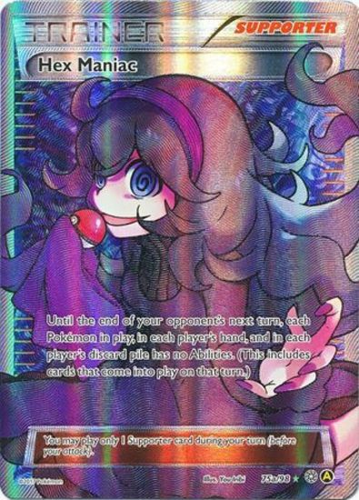 Hex Maniac 75 98 XY Ancient Origins Uncommon Trainer Pokemon Card NEAR 