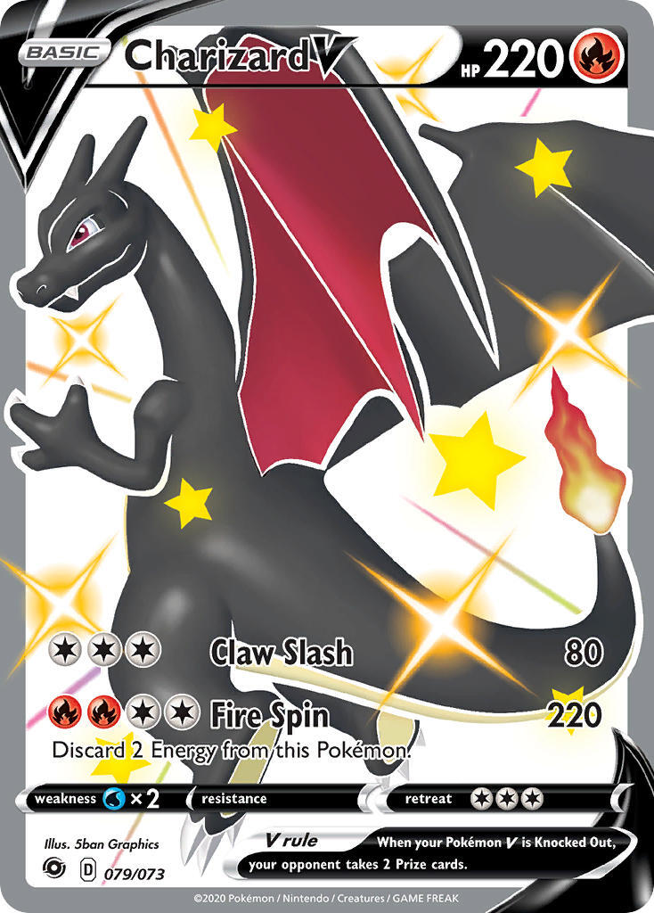 Charizard V 79/73 SWSH Champion's Path Full Art Holo Secret Rare