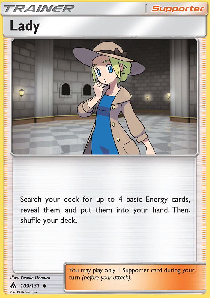 lady 109 131 sm forbidden light uncommon trainer pokemon sm light address
