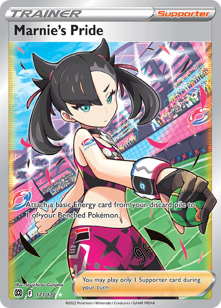 Marnie's Pride 171/172 SWSH Brilliant Stars Full Art Holo Ultra Rare