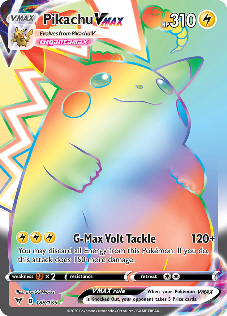Rainbow Rare Pokemon Cards Vmax - Psa 9 Mint Rainbow Rare Charizard