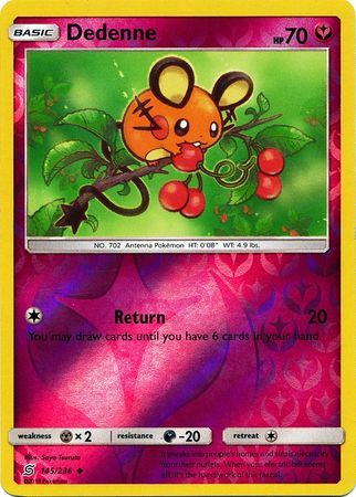 Pokemon 145//236 Dedenne-association of like-minded-Reverse Holo