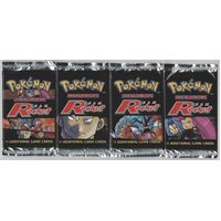 Pokemon WOTC 4x Team Rocket Booster Packs all Artworks STILL SEALED TCG