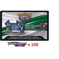 100 x Pokemon SM Forbidden Light Code TCGO Cards TCG Codes SENT WITHIN 12 HOURS