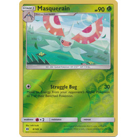 Masquerain 8/149 SM Base Set Reverse Holo Rare Pokemon Card NEAR MINT TCG