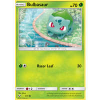 Bulbasaur 1/73 SM Shining Legends Common Pokemon Card NEAR MINT TCG