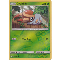 Grubbin 13/149 SM Base Set Reverse Holo Common Pokemon Card NEAR MINT TCG