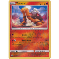 Torkoal 23/149 SM Base Set Reverse Holo Common Pokemon Card NEAR MINT TCG