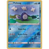 Poliwag 30/149 SM Base Set Reverse Holo Common Pokemon Card NEAR MINT TCG