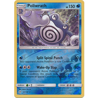 Poliwrath 32/149 SM Base Set Reverse Holo Rare Pokemon Card NEAR MINT TCG