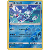 Brionne 40/149 SM Base Set Reverse Holo Uncommon Pokemon Card NEAR MINT TCG