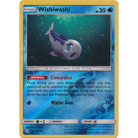 Wishiwashi 44/149 SM Base Set Reverse Holo Uncommon Pokemon Card NEAR MINT TCG