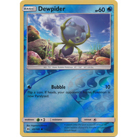 Dewpider 45/149 SM Base Set Reverse Holo Common Pokemon Card NEAR MINT TCG