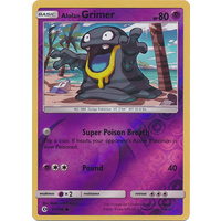 Alolan Grimer 57/149 SM Base Set Reverse Holo Common Pokemon Card NEAR MINT TCG