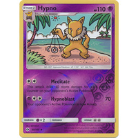 Hypno 60/149 SM Base Set Reverse Holo Uncommon Pokemon Card NEAR MINT TCG