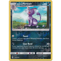 Alolan Persian 79/149 SM Base Set Reverse Holo Uncommon Pokemon Card NEAR MINT TCG