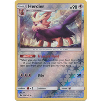 Herdier 104/149 SM Base Set Reverse Holo Uncommon Pokemon Card NEAR MINT TCG