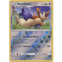 Stoutland 105/149 SM Base Set Reverse Holo Rare Pokemon Card NEAR MINT TCG