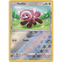 Stufful 111/149 SM Base Set Reverse Holo Common Pokemon Card NEAR MINT TCG