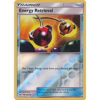 Energy Retrieval 116/149 SM Base Set Reverse Holo Uncommon Trainer Pokemon Card NEAR MINT TCG