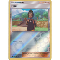 Hau 120/149 SM Base Set Reverse Holo Uncommon Trainer Pokemon Card NEAR MINT TCG