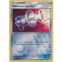 Pokemon Catcher 126/149 SM Base Set Reverse Holo Uncommon Trainer Pokemon Card NEAR MINT TCG
