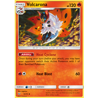 Volcarona 13/73 SM Shining Legends Uncommon Pokemon Card NEAR MINT TCG