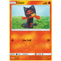Litten 15/73 SM Shining Legends Common Pokemon Card NEAR MINT TCG