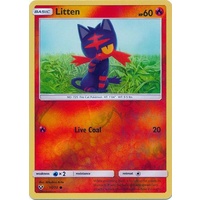 Litten 15/73 SM Shining Legends Reverse Holo Common Pokemon Card NEAR MINT TCG