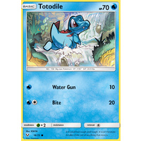 Totodile 18/73 SM Shining Legends Common Pokemon Card NEAR MINT TCG