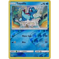 Totodile 18/73 SM Shining Legends Reverse Holo Common Pokemon Card NEAR MINT TCG