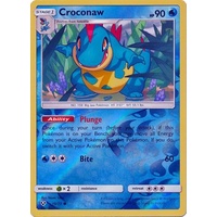 Croconaw 19/73 SM Shining Legends Reverse Holo Common Pokemon Card NEAR MINT TCG