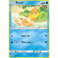 Buizel 22/73 SM Shining Legends Common Pokemon Card NEAR MINT TCG