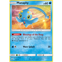 Manaphy 25/73 SM Shining Legends Rare Holo Pokemon Card NEAR MINT TCG