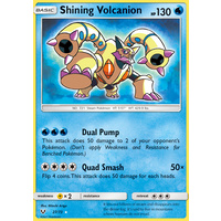 Shining Volcanion 27/73 SM Shining Legends Rare Holo Pokemon Card NEAR MINT TCG