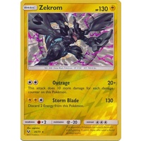 Zekrom 35/73 SM Shining Legends Reverse Holo Rare Pokemon Card NEAR MINT TCG