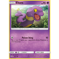 Ekans 36/73 SM Shining Legends Common Pokemon Card NEAR MINT TCG