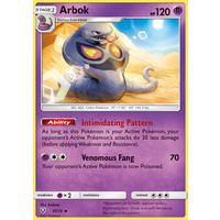 Arbok 37/73 SM Shining Legends Uncommon Pokemon Card NEAR MINT TCG