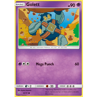 Golett 43/73 SM Shining Legends Common Pokemon Card NEAR MINT TCG