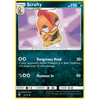 Scrafty 51/73 SM Shining Legends Uncommon Pokemon Card NEAR MINT TCG