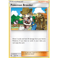 Pokemon Breeder 63/73 SM Shining Legends Uncommon Trainer Pokemon Card NEAR MINT TCG