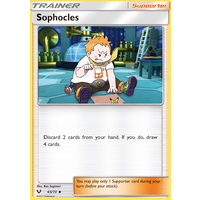 Sophocles 65/73 SM Shining Legends Uncommon Trainer Pokemon Card NEAR MINT TCG