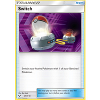 Switch 67/73 SM Shining Legends Uncommon Trainer Pokemon Card NEAR MINT TCG