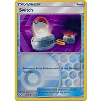 Switch 67/73 SM Shining Legends Reverse Holo Uncommon Trainer Pokemon Card NEAR MINT TCG
