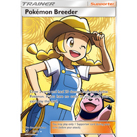 Pokemon Breeder 73/73 SM Shining Legends Full Art Ultra Rare Pokemon Card NEAR MINT TCG