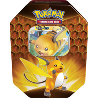 PRE ORDER ALL 3 TINS Pokemon SM Hidden Fates Tins Charizard Gyarados Raichu GX BRAND NEW AND SEALED